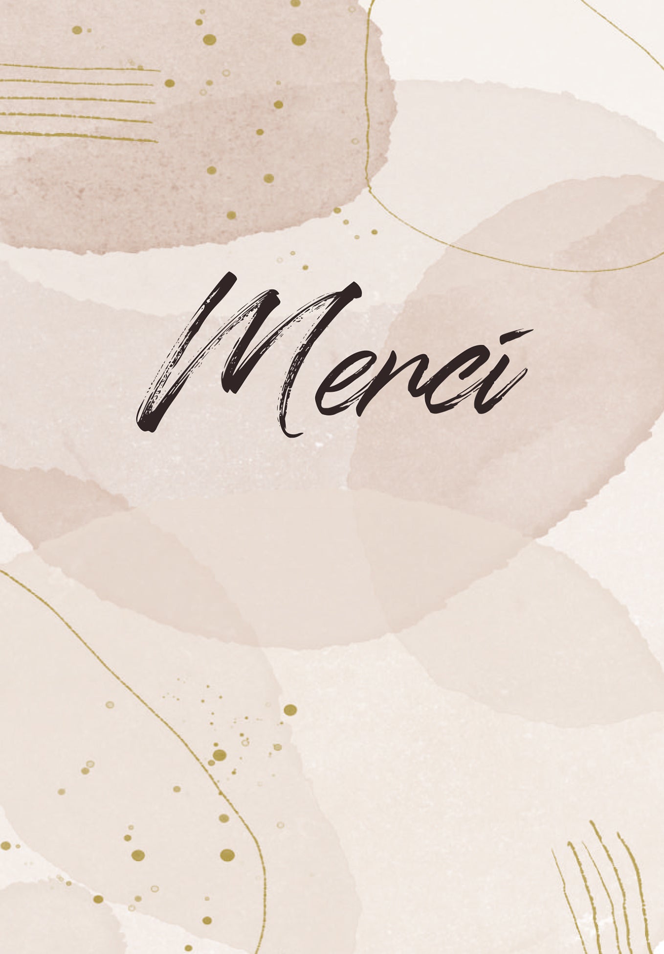 Merci - Beige