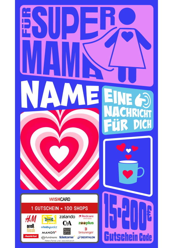 Digital - Für Super Mama - Heldin