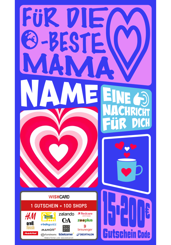 Digital - Beste Mama der Welt - Kugel