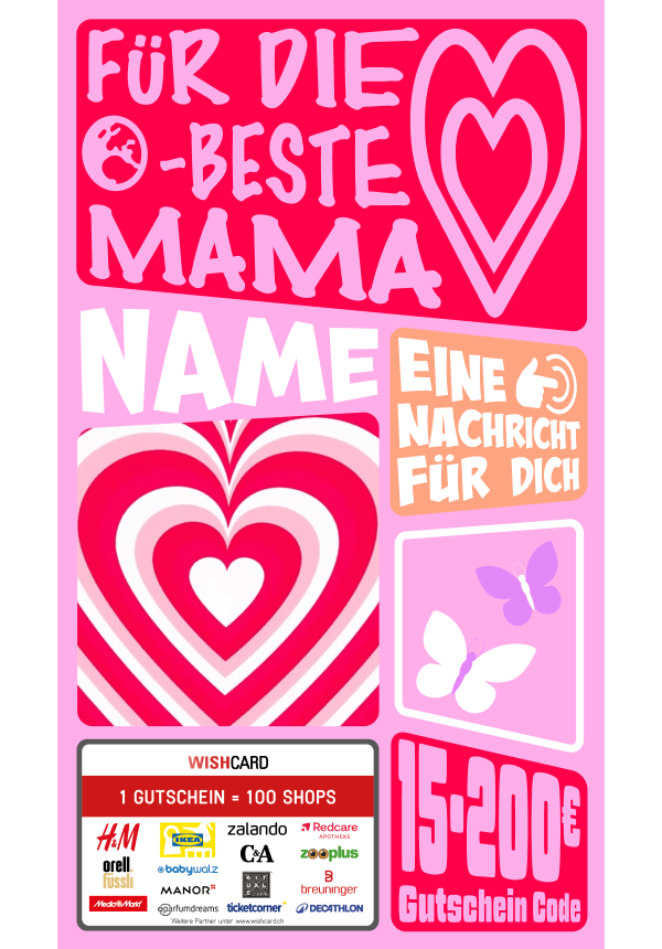 Digital - Beste Mama der Welt - Kugel