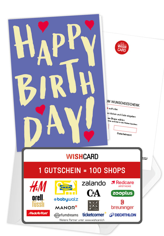 Happy Birthday - Lila Gelb