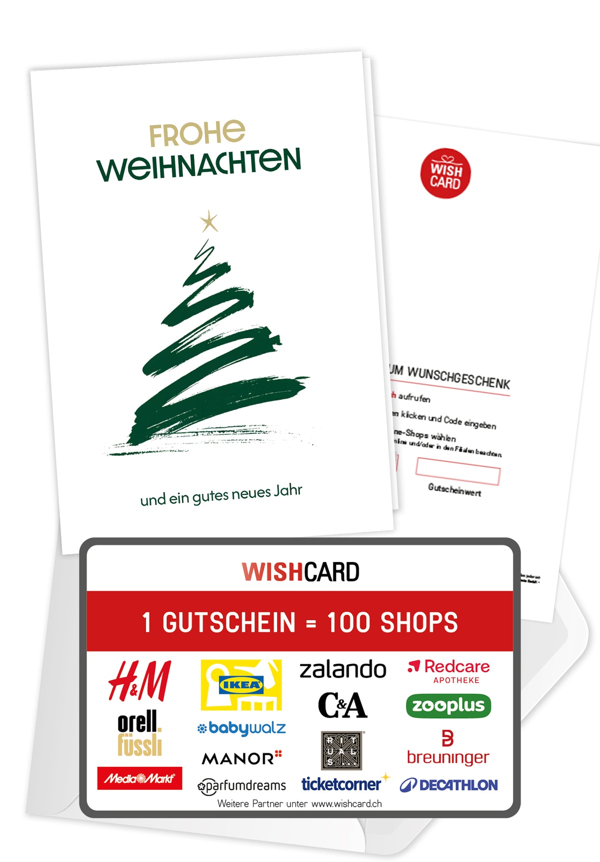 Frohe Weihnachen - Tannenbaum Sterne