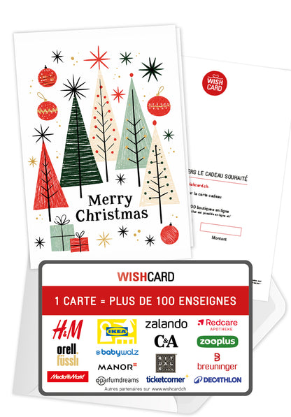 Bonne fête - Arbre de Noël Étoiles