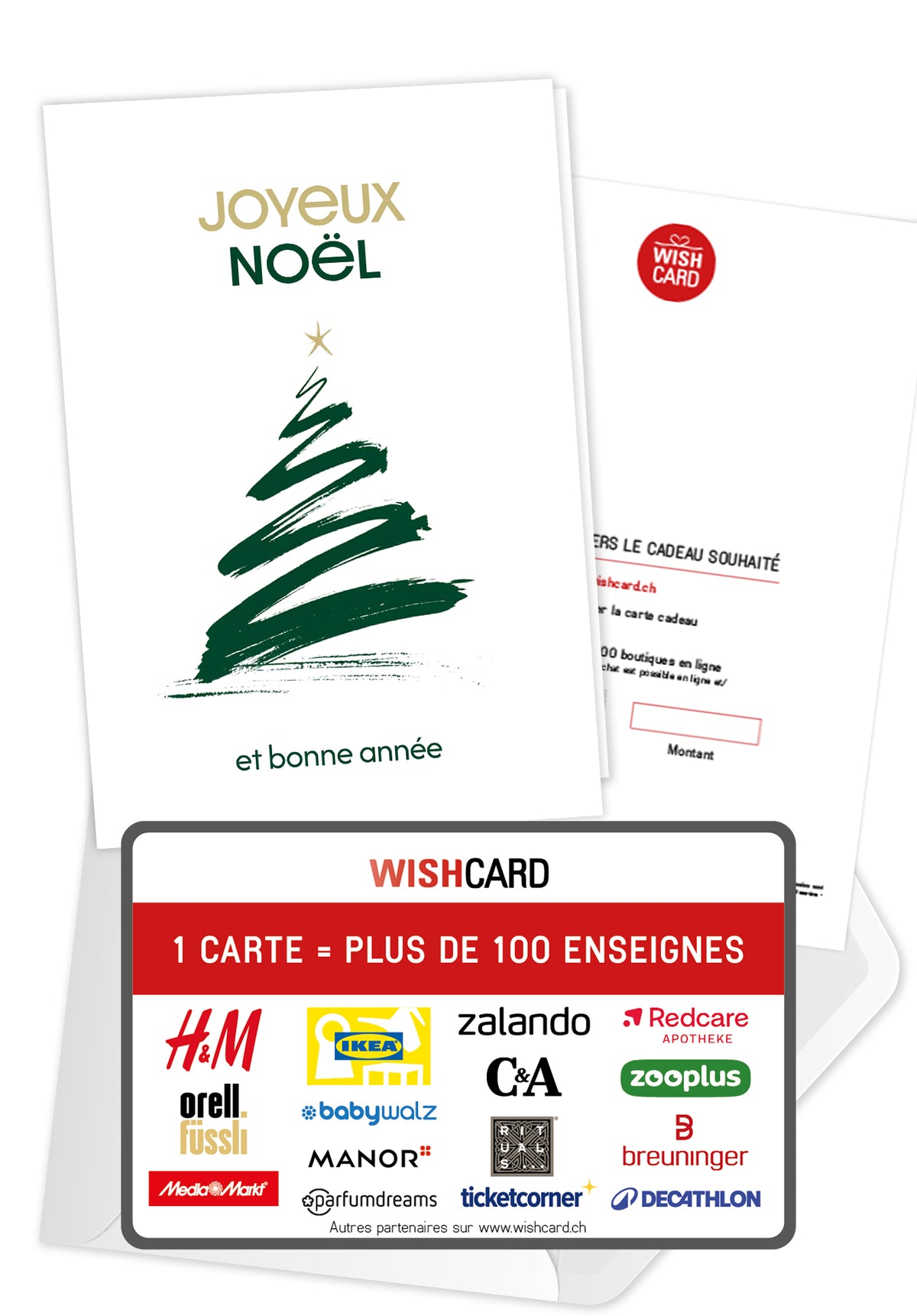 Joyeux Noël et bonne année - Sapin de Noël minimaliste