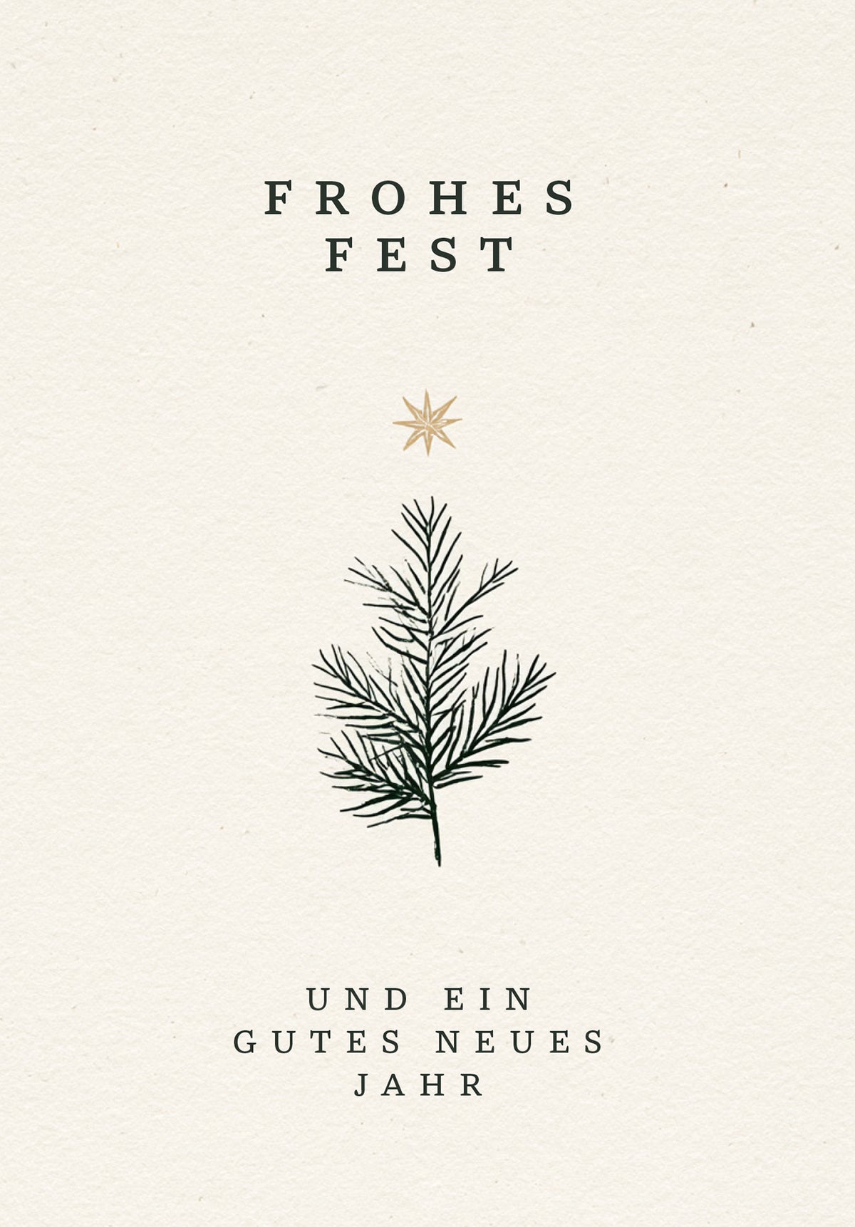 Frohe Weihnachen - Tannenbaum Sterne