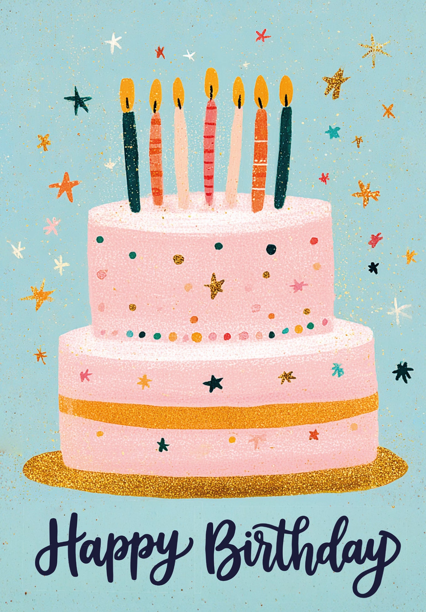 Happy Birthday - Ballons Gold