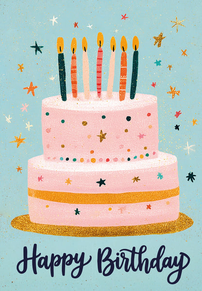 Happy Birthday - Ballons Gold