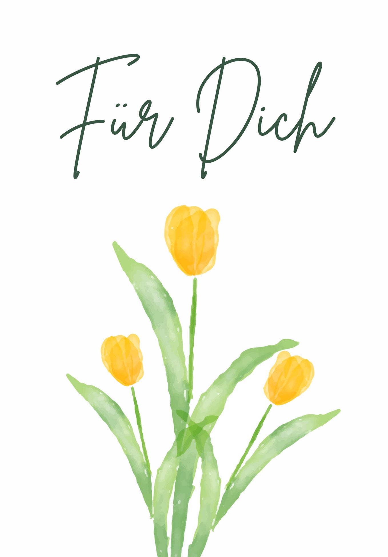 Für Dich - Tulpen