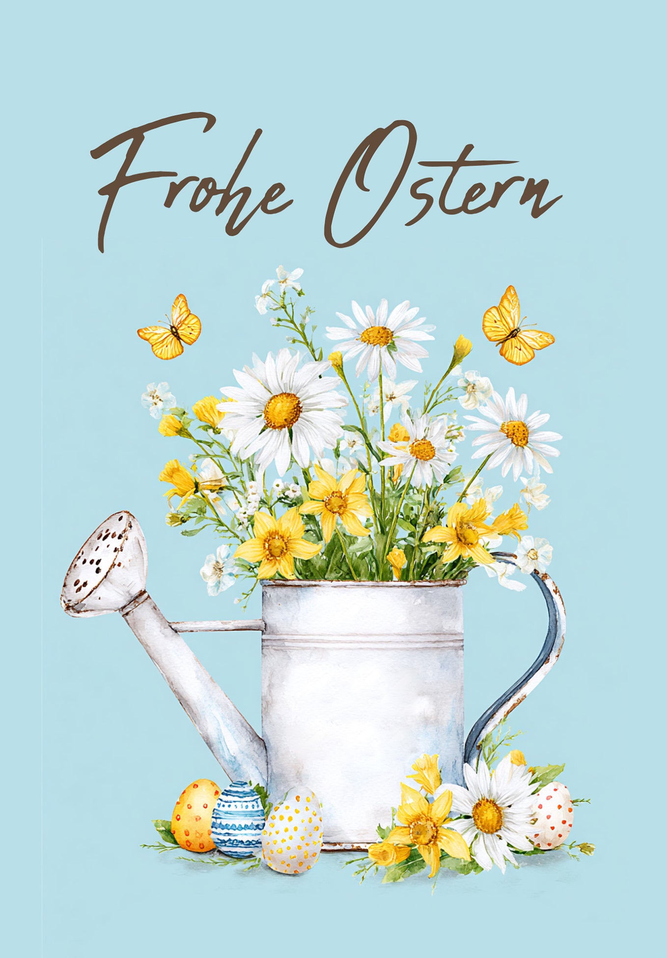 Frohe Ostern - Gießkanne