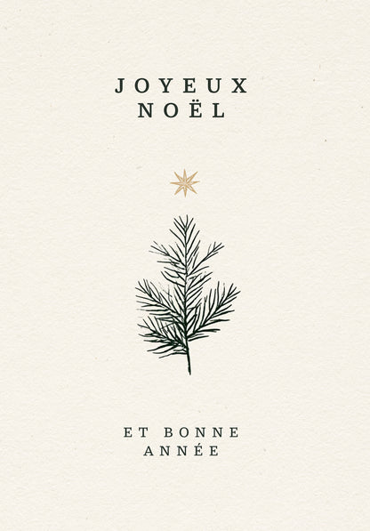 Bonne fête - Arbre de Noël Étoiles