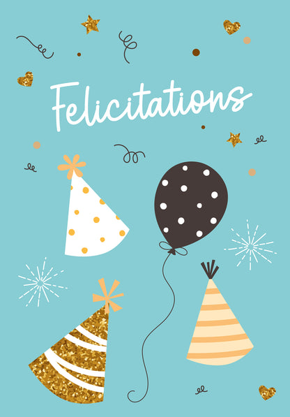 Joyeux anniversaire - Ballons Or
