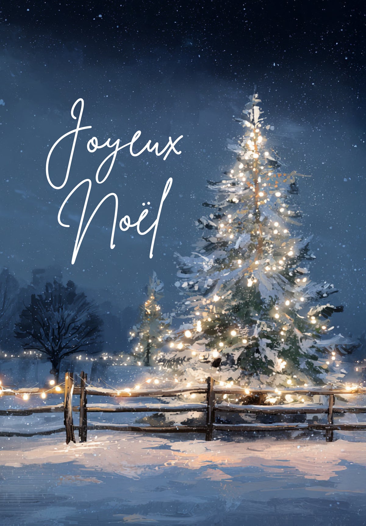 Bonne fête - Arbre de Noël Étoiles
