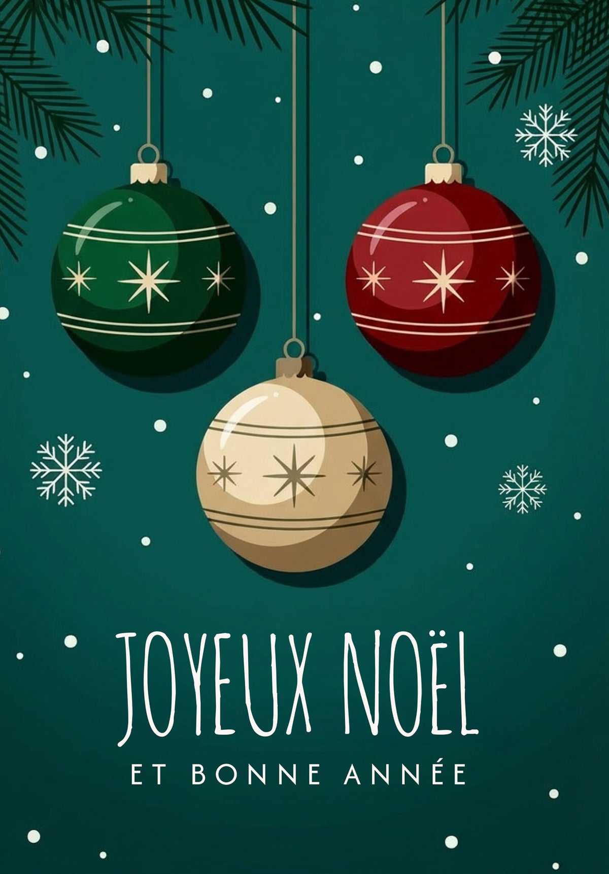 Bonne fête - Arbre de Noël Étoiles