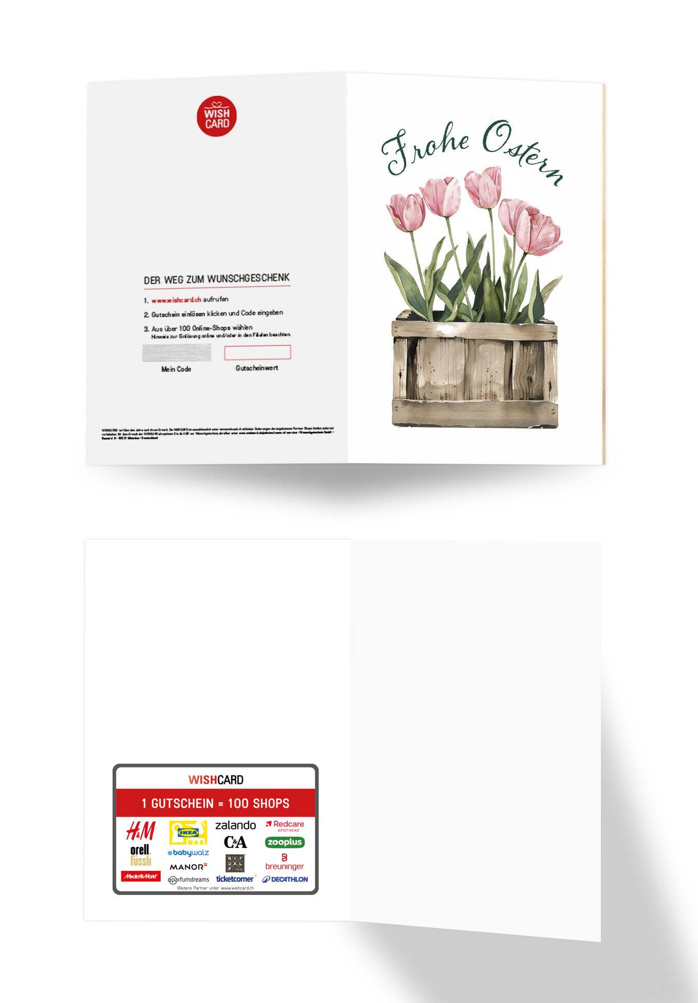 Frohe Ostern - Tulpen Box