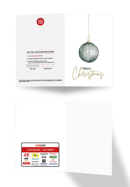 Frohe Weihnachen - Tannenbaum Sterne