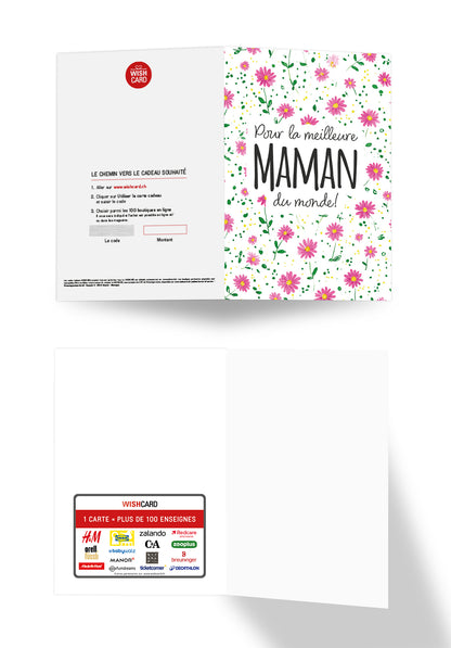 Maman je t'aime - Chat orange 
