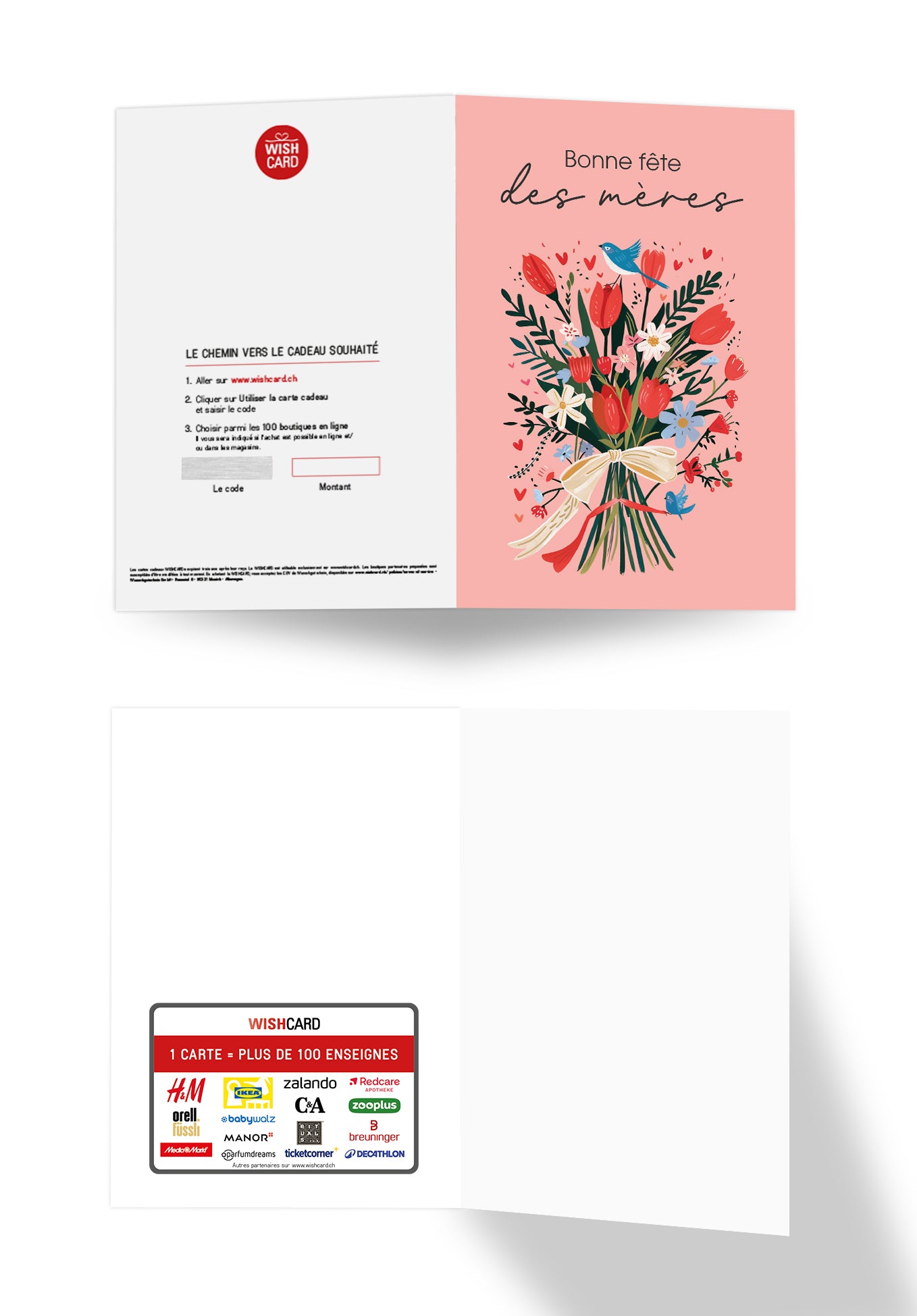 Bonne fête des mères - Bouquet Oiseau