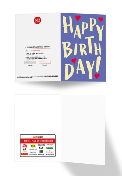 Joyeux anniversaire - Ballons Or