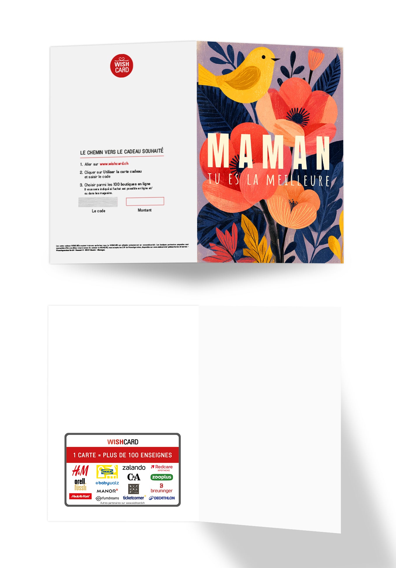 Maman tu es la meilleure - Coquelicots