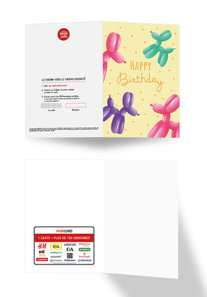 Happy Birthday - Chiens en ballon PDF