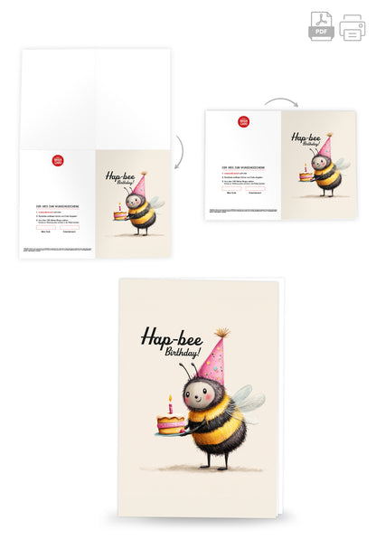 Hapbee Birthday - Biene