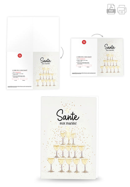 Sante aux maries - Pyramide de Champagne PDF