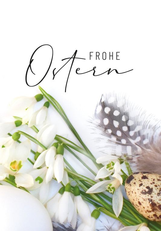 Frohe Ostern - Federn