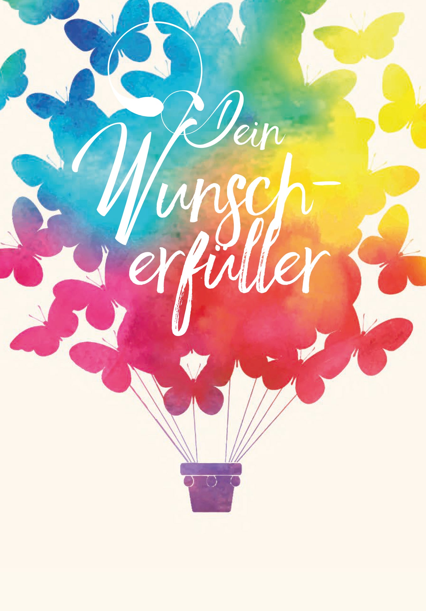 Dein Wunscherfüller - Schmetterling (Optional: Mit Logo für zzgl. 1 CHF)