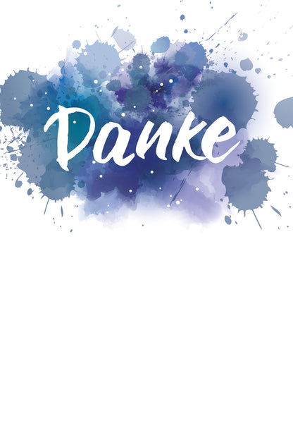 Danke - Blau