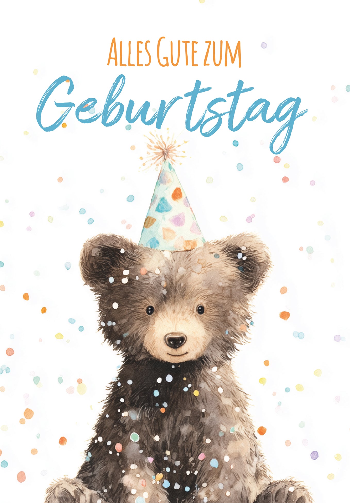 Alles Gute zum Geburtstag - Bär