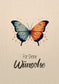 Für deine Wünsche - Schmetterling (Gutscheinwert)