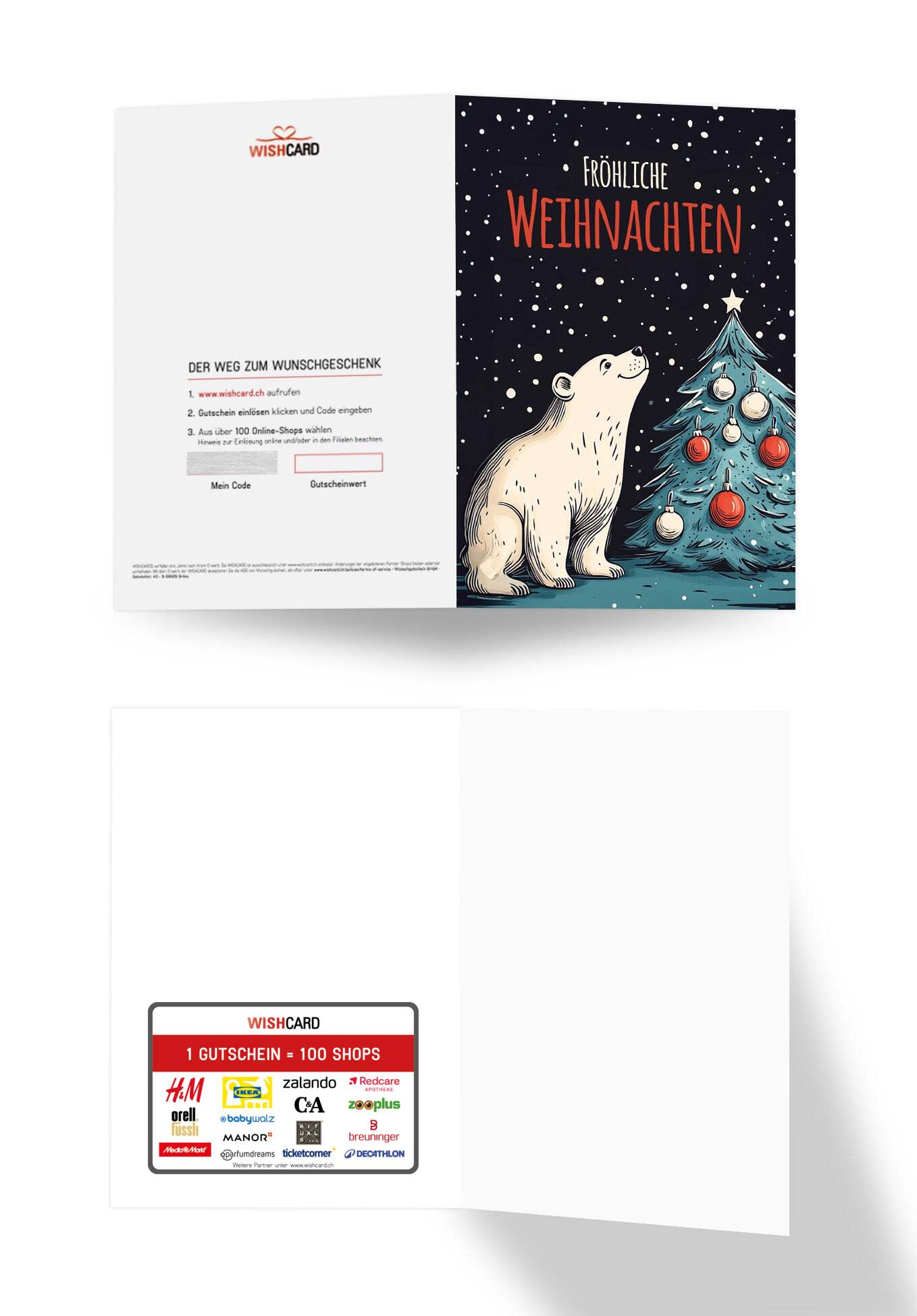 Fröhliche Weihnachten - Eisbär
