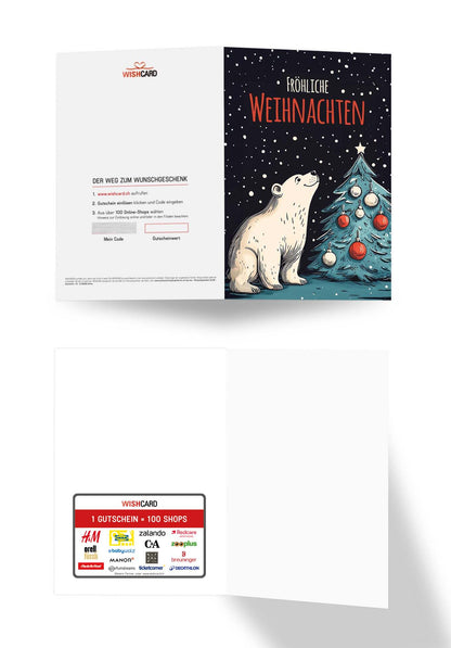 Fröhliche Weihnachten - Eisbär