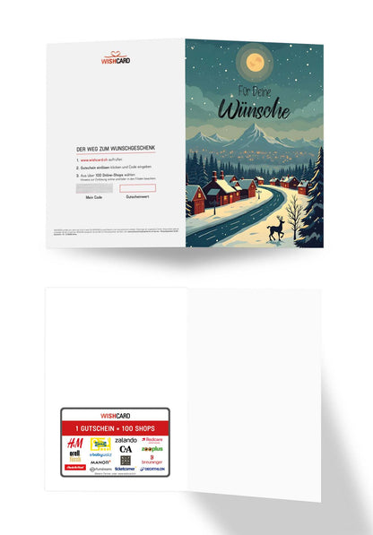 Für deine Wünsche - Winterstadt Rentier