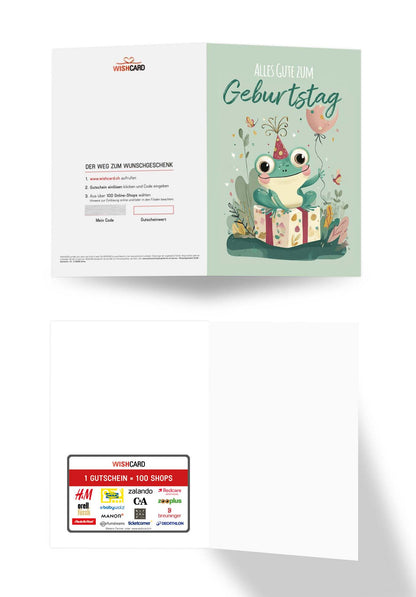 Alles Gute zum Geburtstag - Frosch