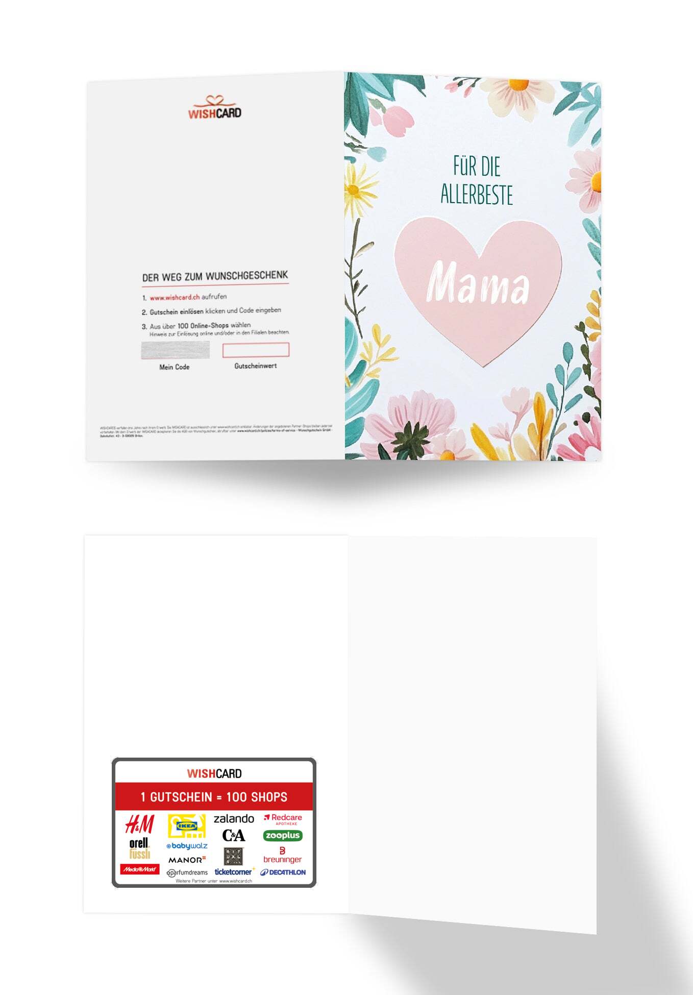 Für die allerbeste Mama - Herz
