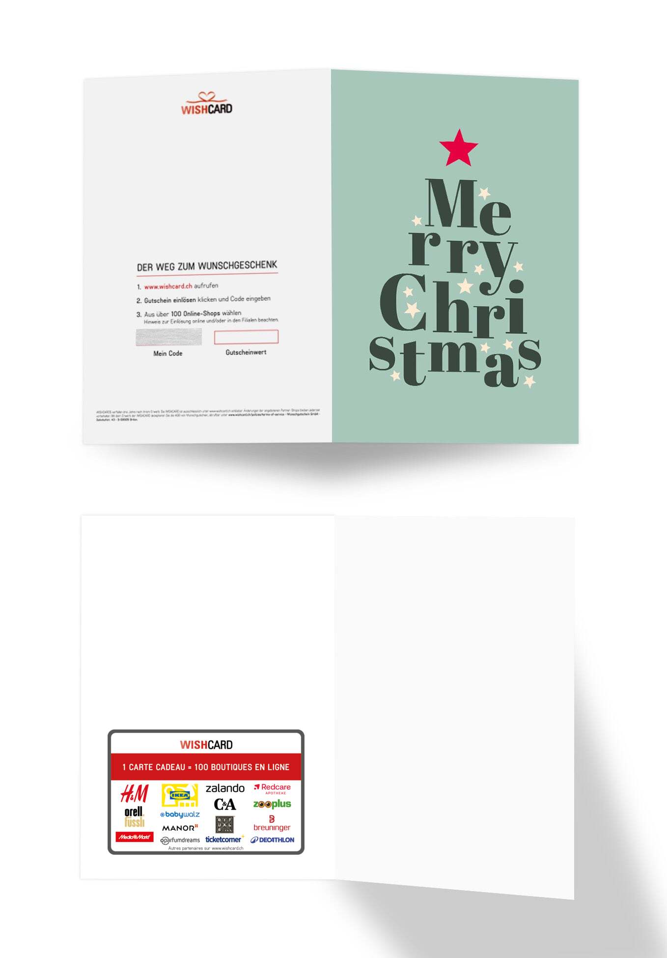 Merry Christmas - Lettres sapin