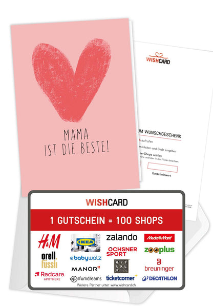 Mama ist die Beste - Herz