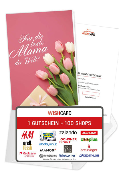 Für die beste Mama - Tulpen Geschenk