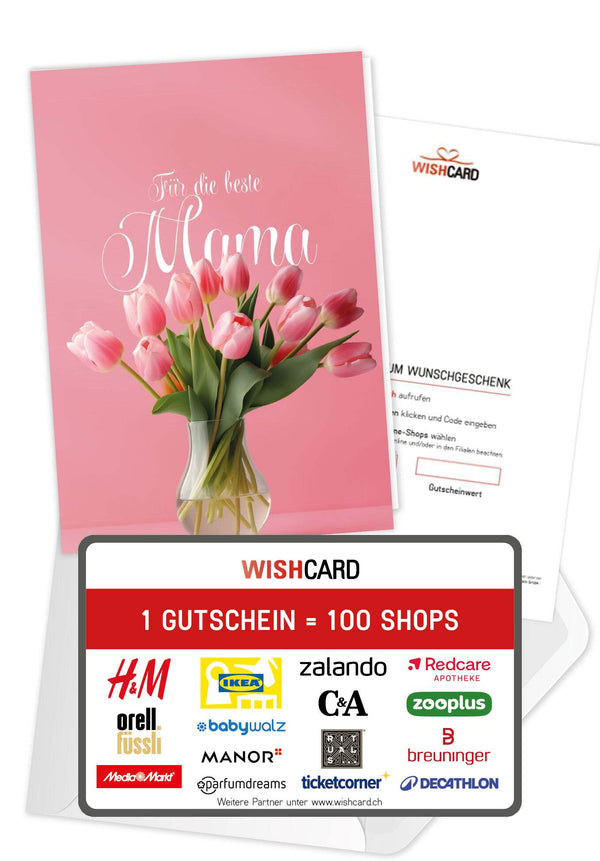 Für die beste Mama - Tulpenvase