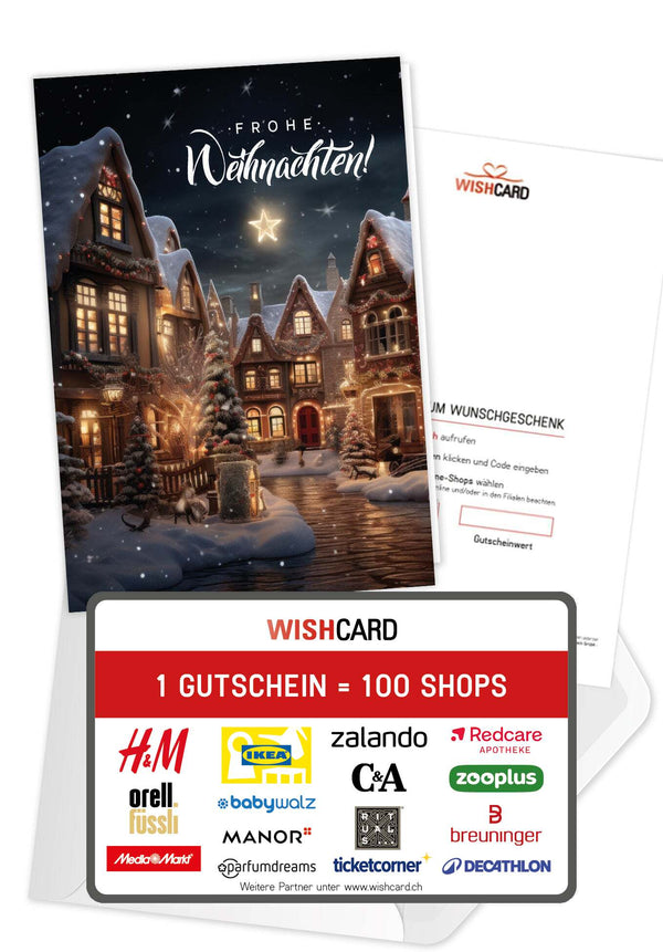 Frohe Weihnachten - Dorf
