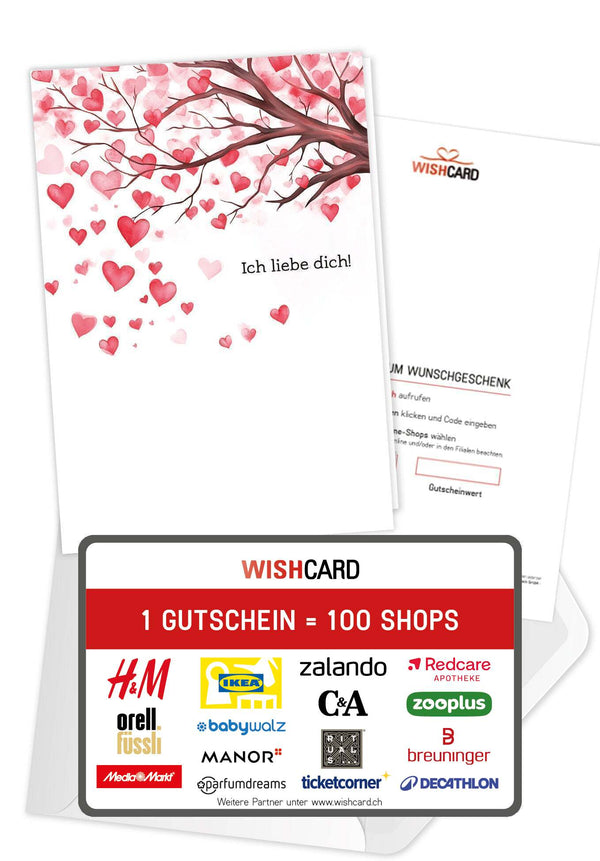 Ich Liebe Dich - Herz Baum