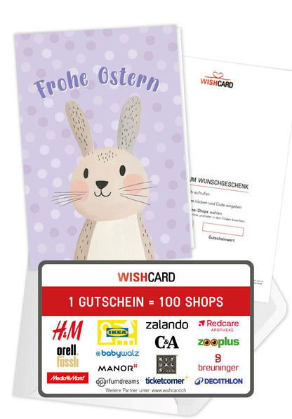 Frohe Ostern - Hase Pastellila