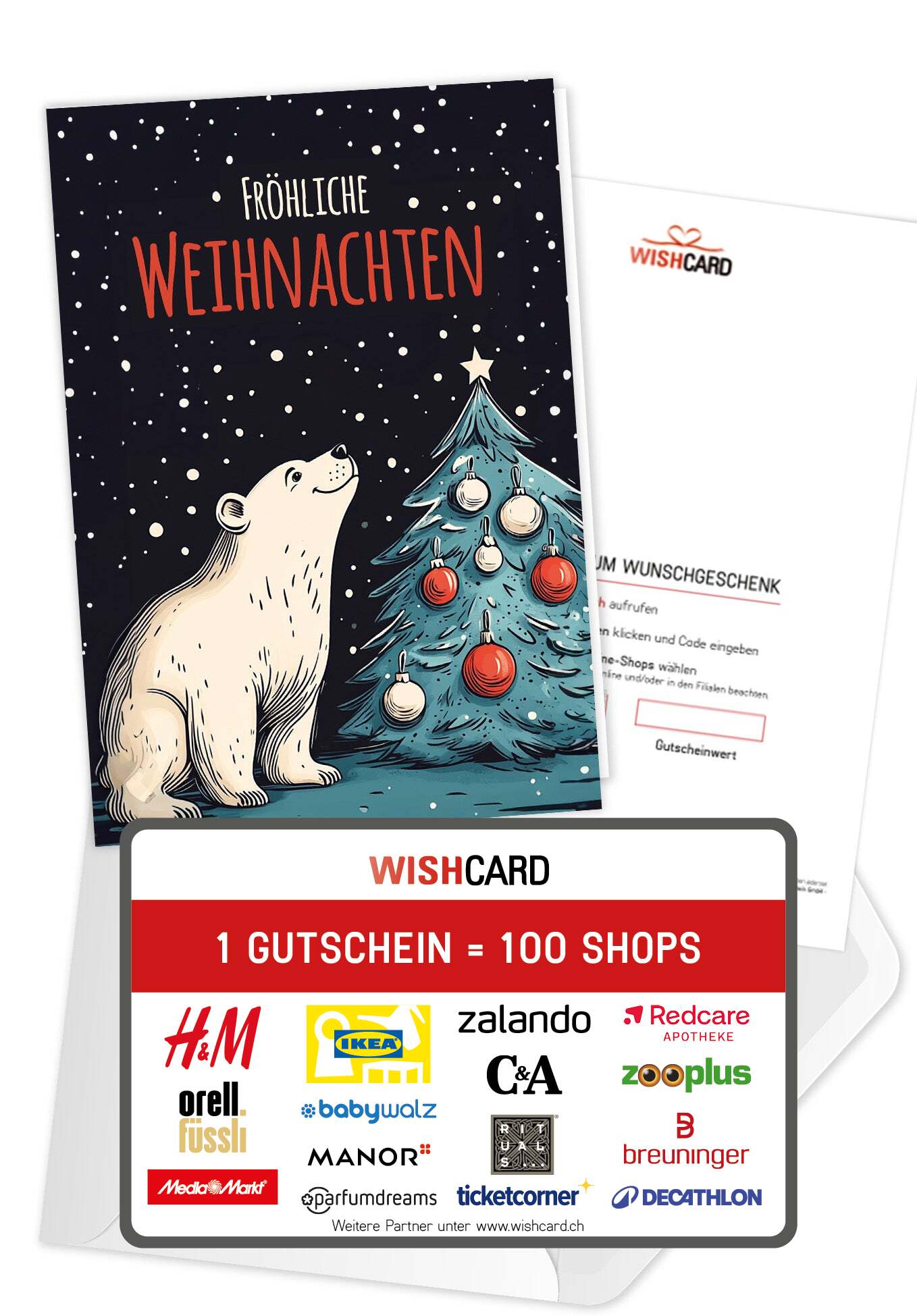 Fröhliche Weihnachten - Eisbär