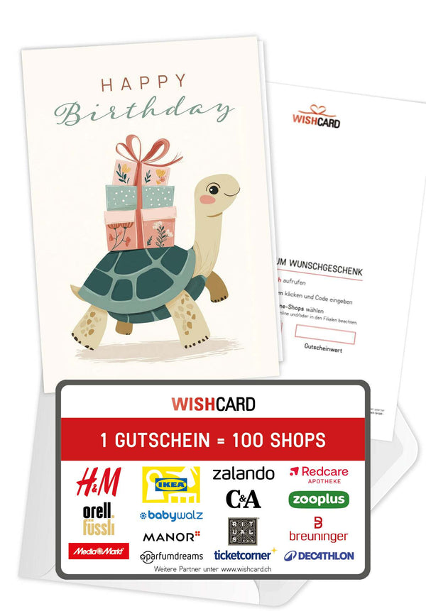 Happy Birthday - Schildkröte