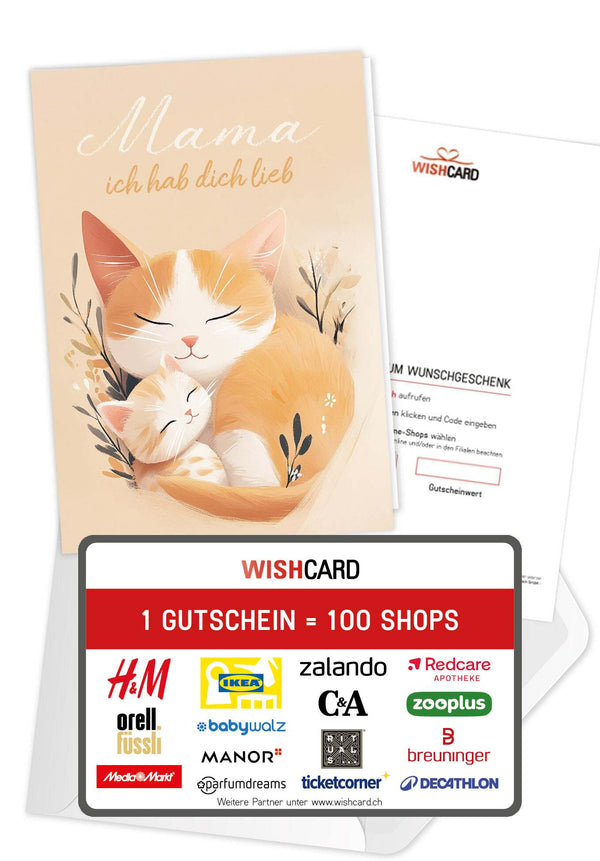 Mama hab dich lieb - Katzen Orange