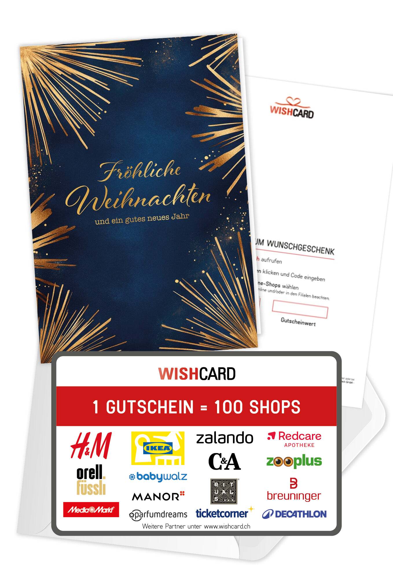 Fröhliche Weihnachten - Feuerwerk