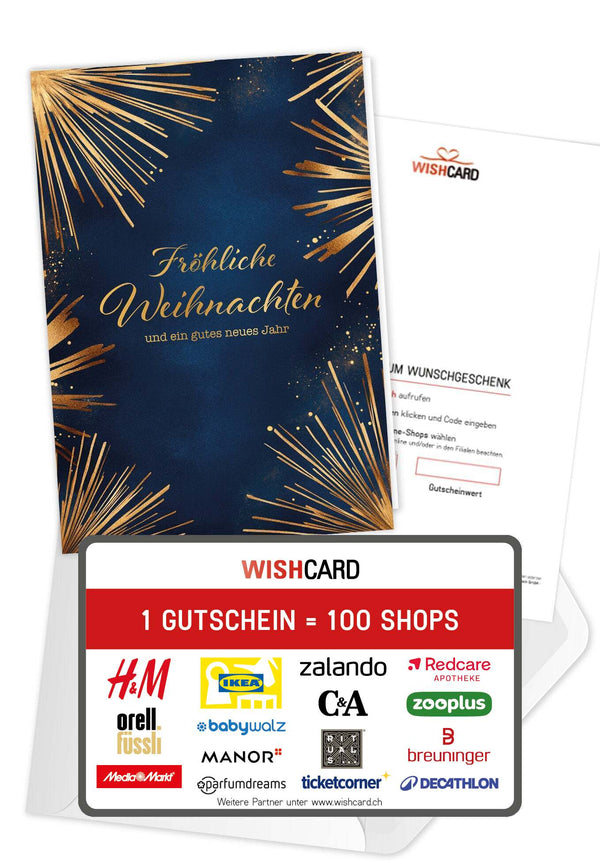 Fröhliche Weihnachten - Feuerwerk