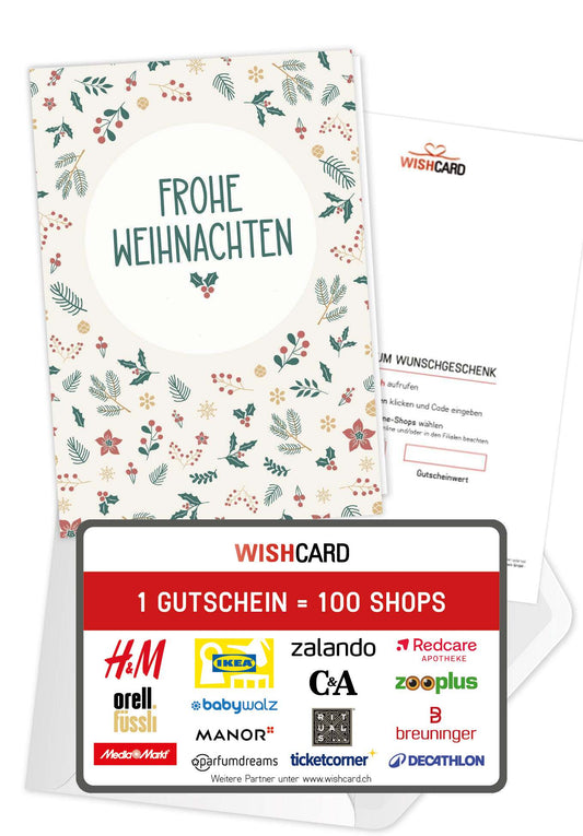 Frohe Weihnachten - Zweige