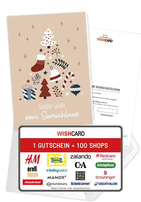 Grüße vom Samichlaus - Doodle Beige